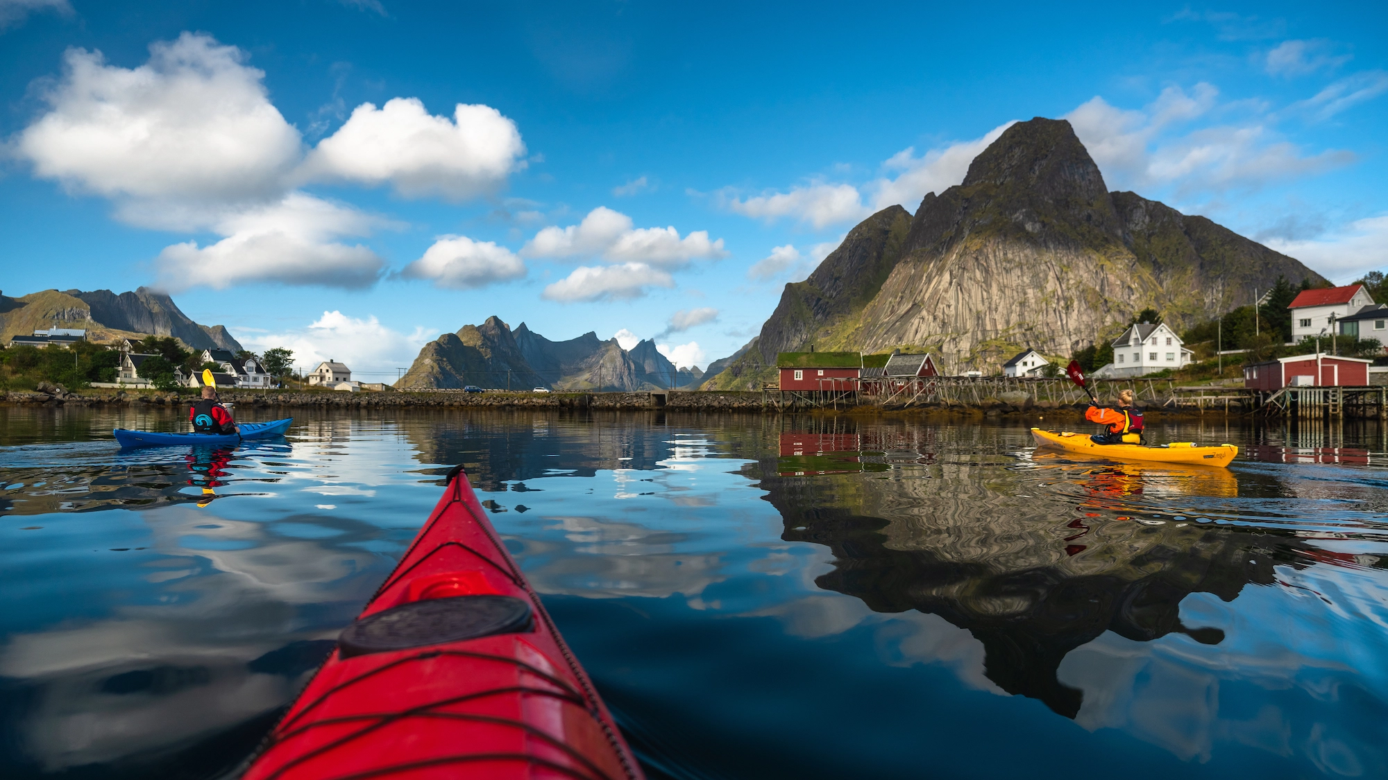 Oslo Kajaktour in Reine - Lofoten Insleln, Norwegen