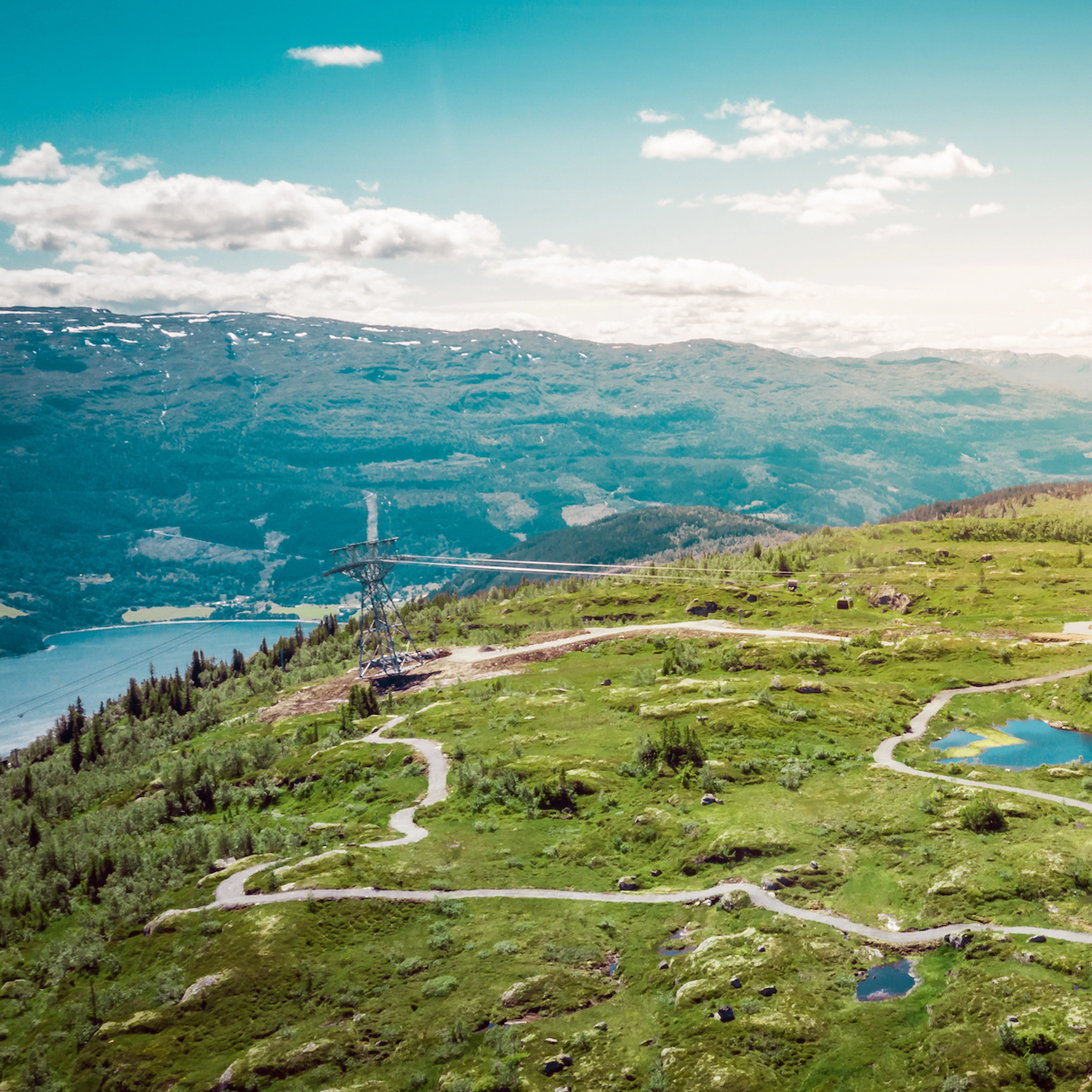 Activities at Voss - With Voss Gondola for hiking terrain at Voss, Norway