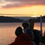 Sunset - Fjord cruise on the Oslofjord in winter - Oslo, Norway