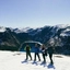 Trolltunga Winterwanderung an einem sonnigen Tag - Odda, Norwegen