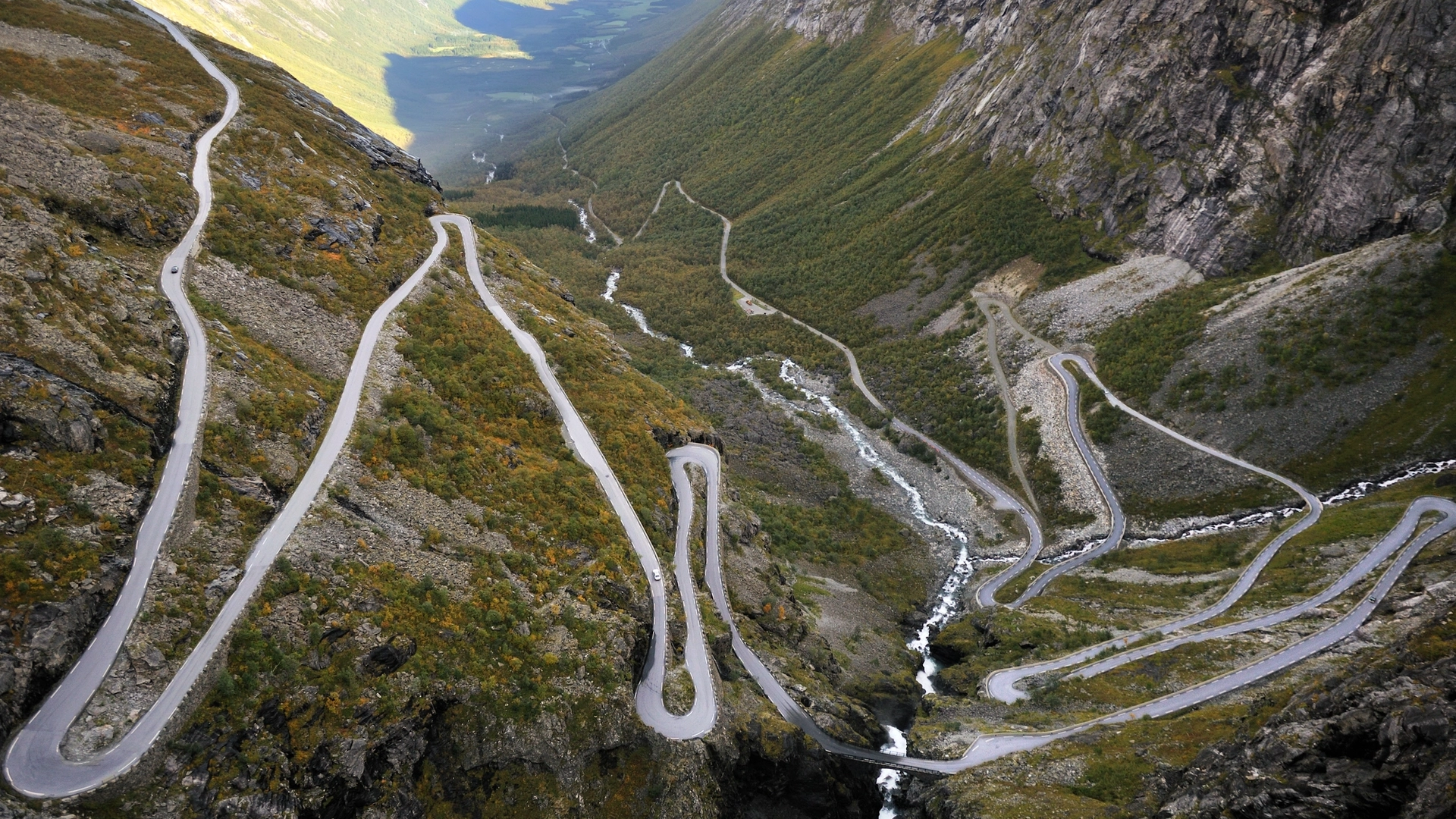 Trollstigen - Nationale Touristenstraße Geiranger-Trollstigen, Norwegen