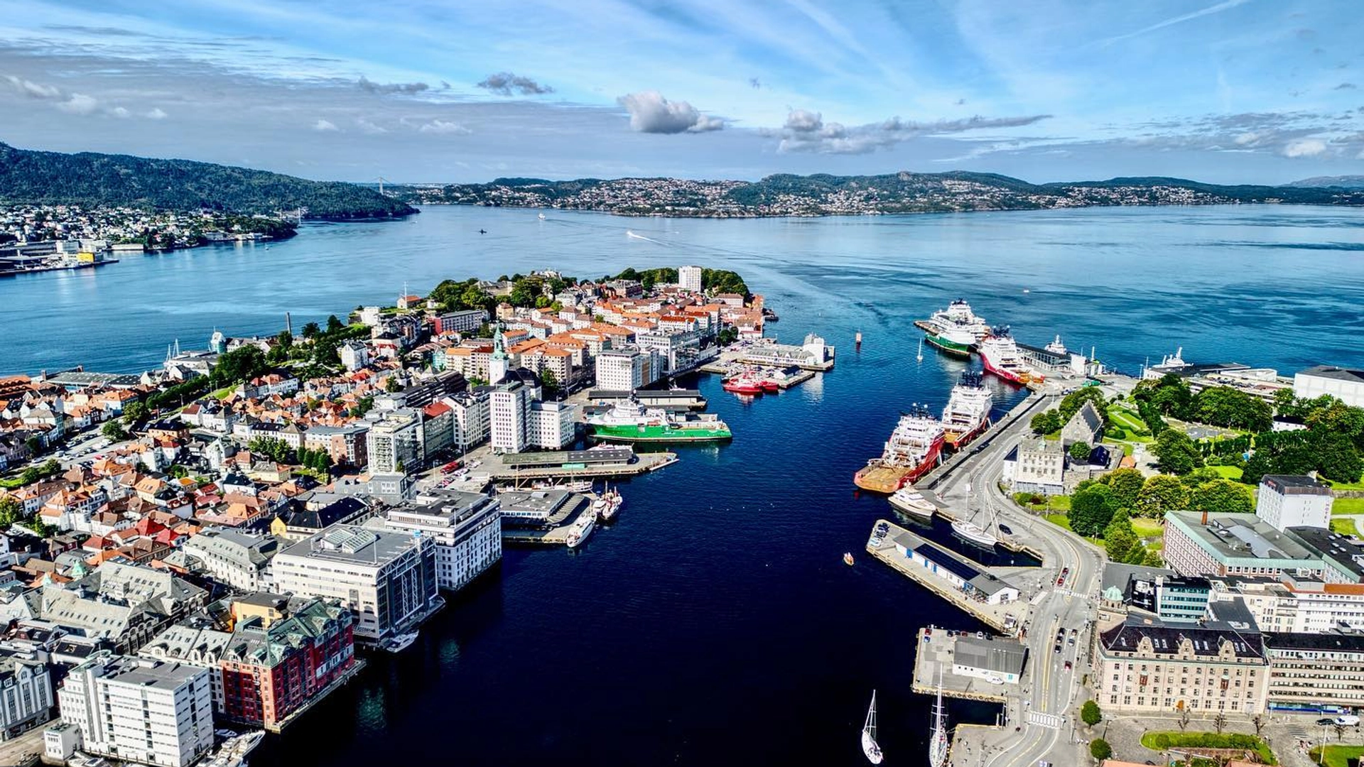 Vågen in Bergen  - Norwegen