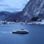 Das Boot in Sogn, vorbei an Sogndal, Norwegen
