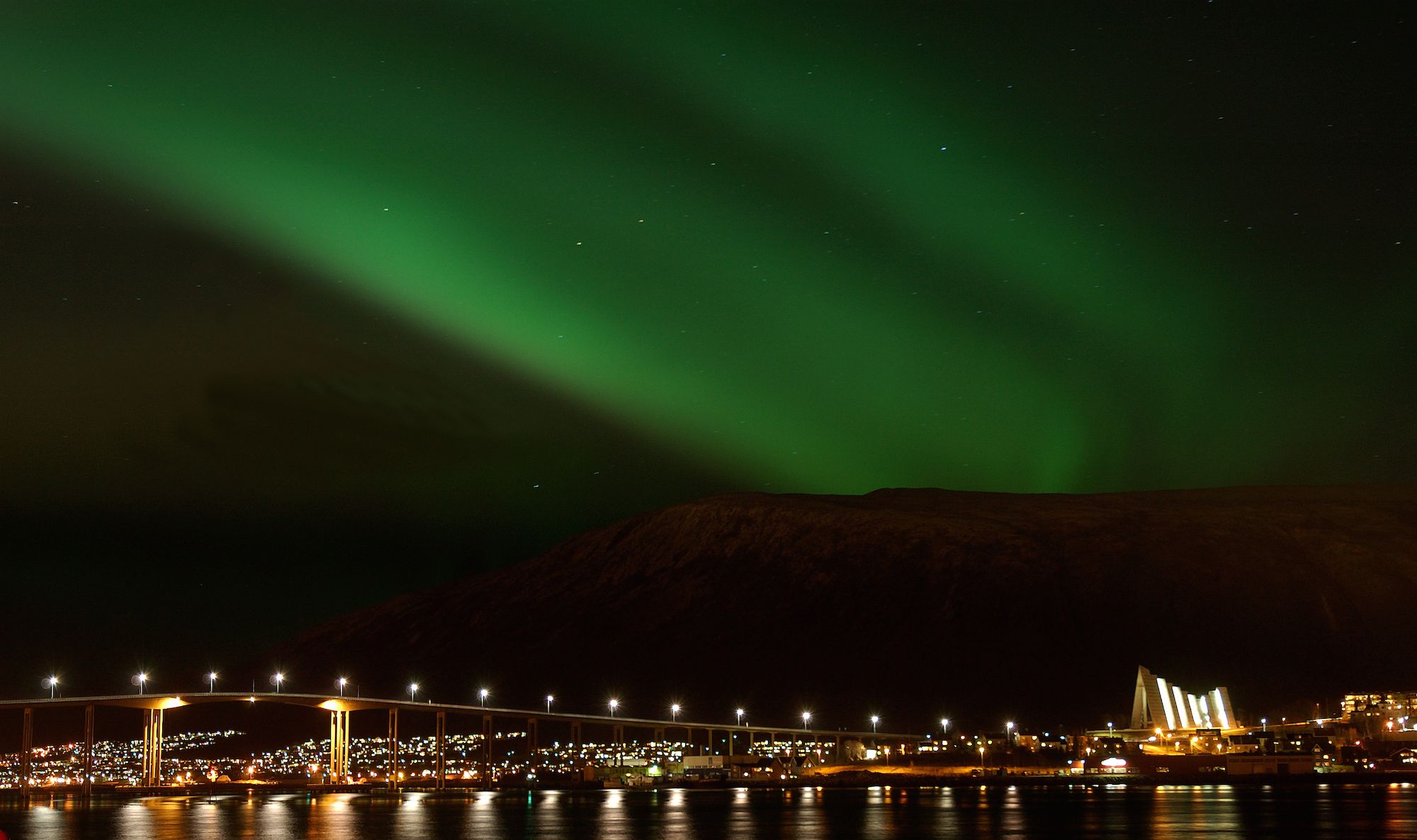 Nordlichter über Tromsø - Norwegen