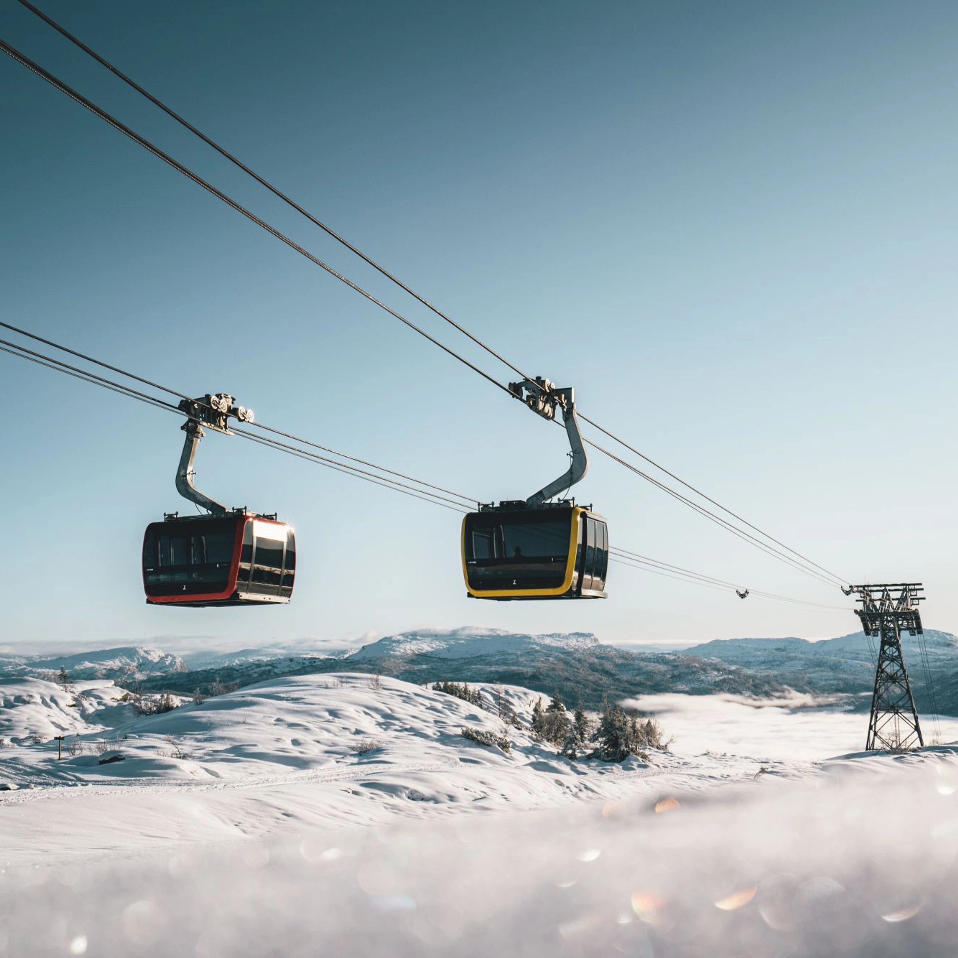 Voss Gondola hovers over the clouds - Activities at Voss, Norway