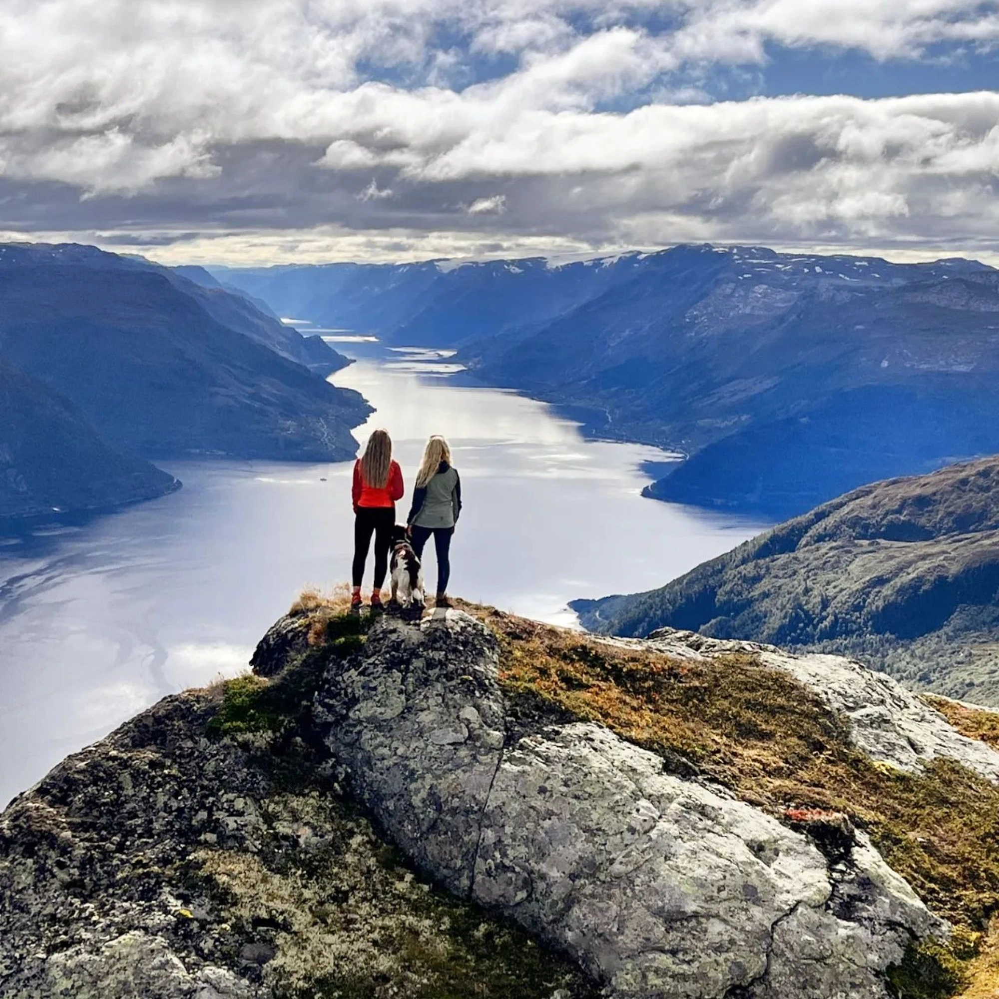 Panoramautsikt over Hardangerfjorden