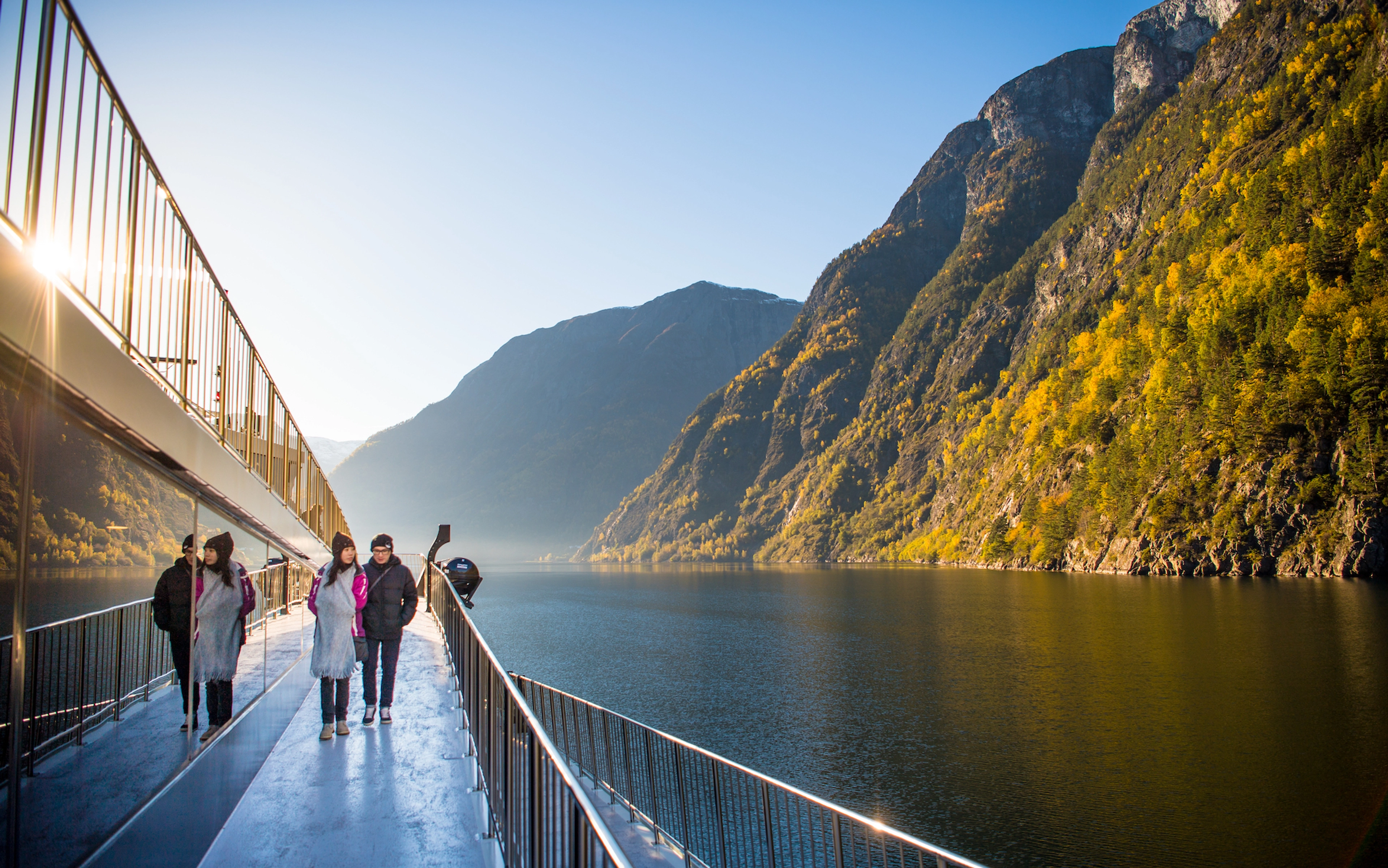Electric fjord cruise on the Nærøyfjord - Go Viking with Fjord Tours , Flåm , Norway