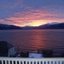 Midtnes Hotel - Sonnenuntergang über dem Sognefjord, Balestrand, Norwegen