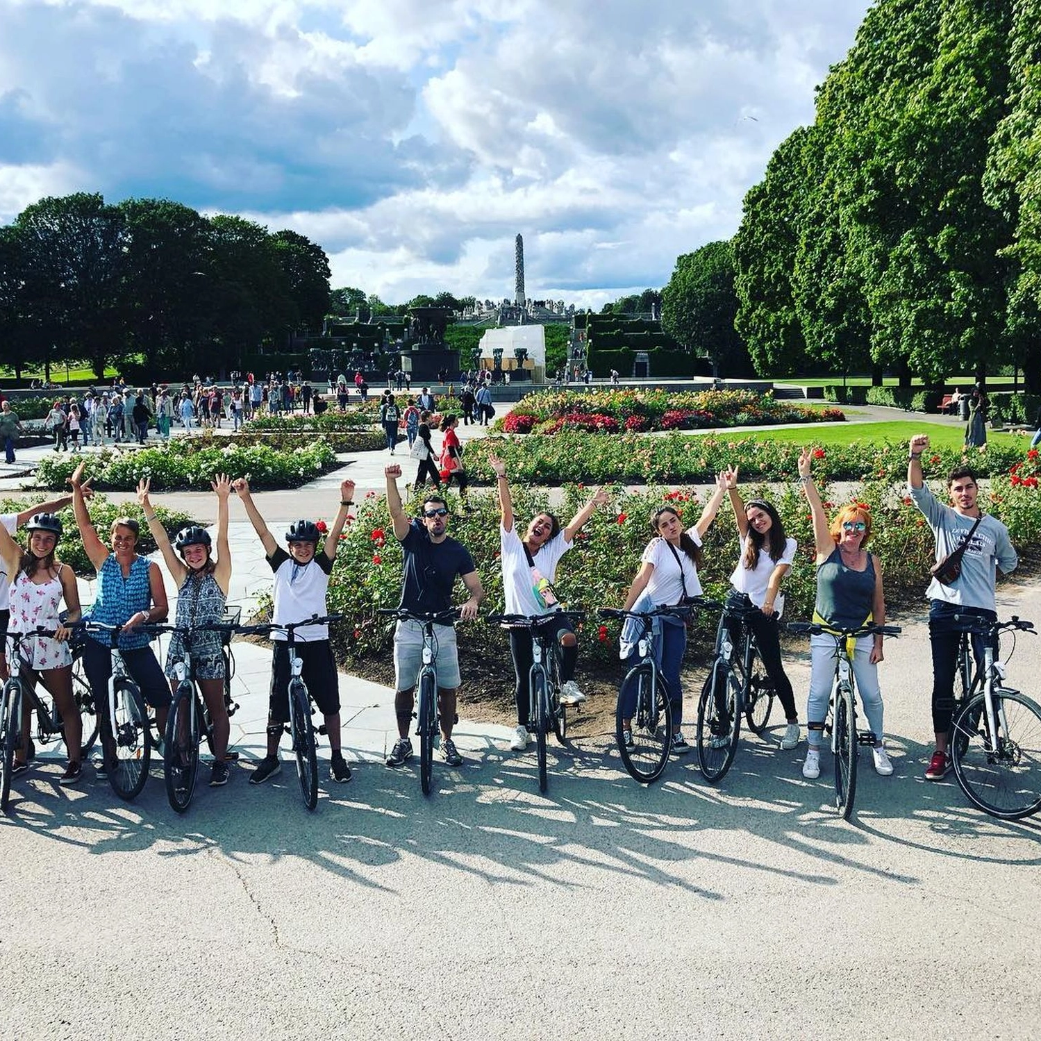 Oslo highlights guided bike tour Things to do in Oslo - Oslo Highlights Bike Tour with guide, Vigelandsparken sculpture park - Oslo, Norway