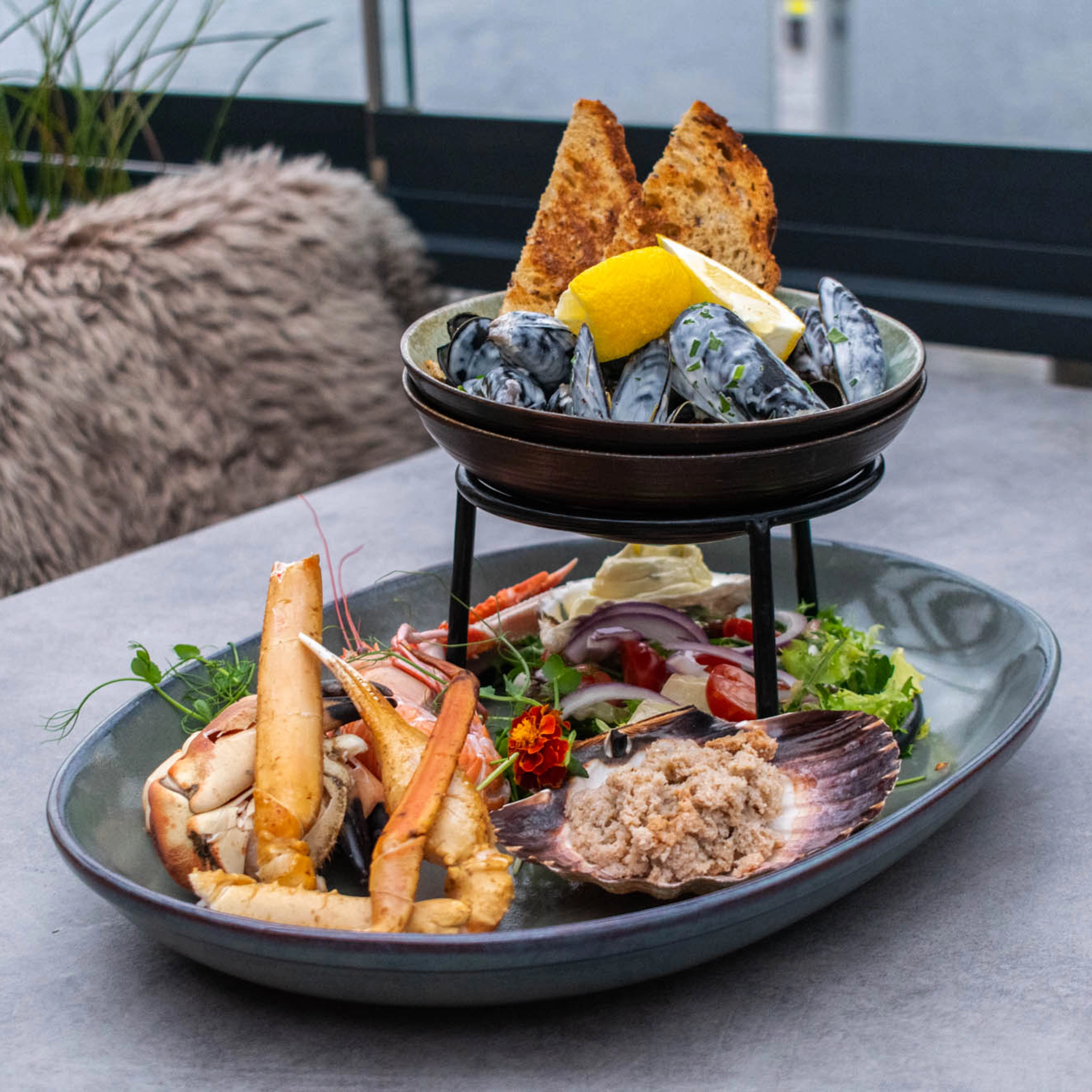 Delicious Seafood platter in Bergen Norway
