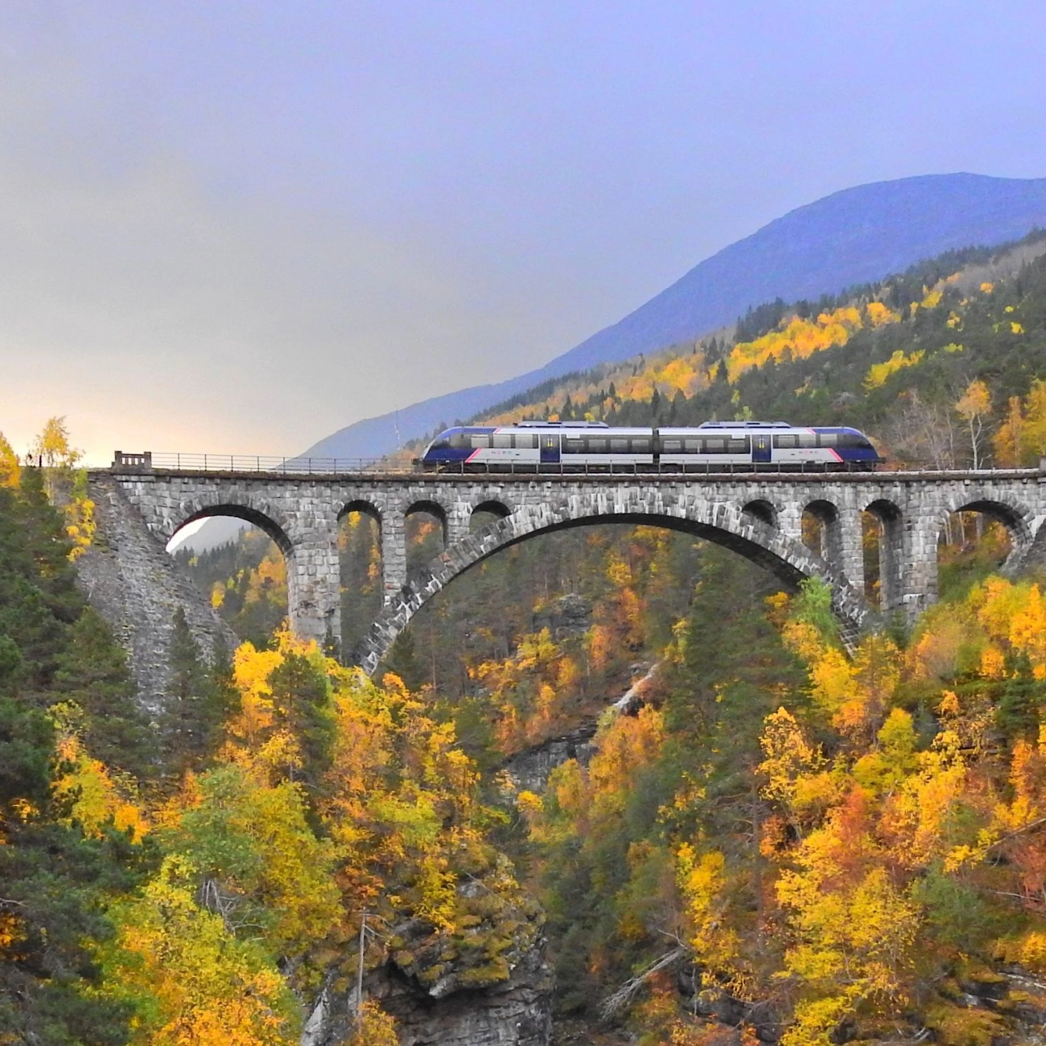Kyllingbru bridge, Rauma Railway , Åndalsnes - Dombås, Norway 