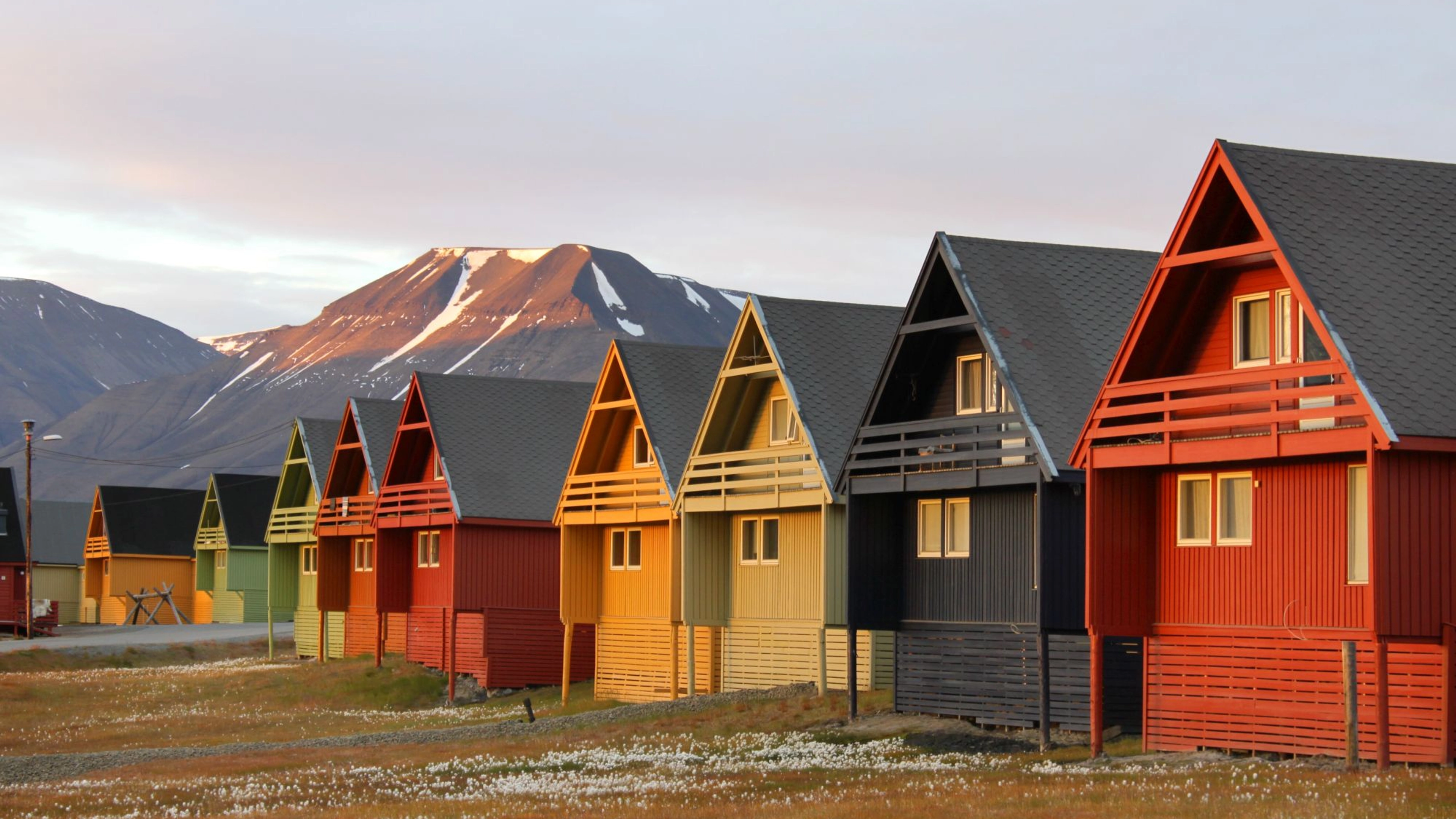 Houses in Longyearbyen, Svalbard - Norway