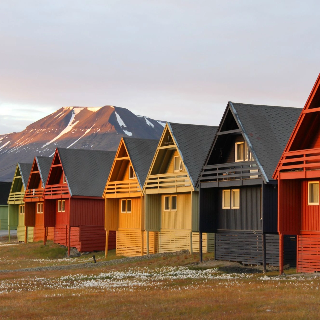 Houses in Longyearbyen, Svalbard - Norway