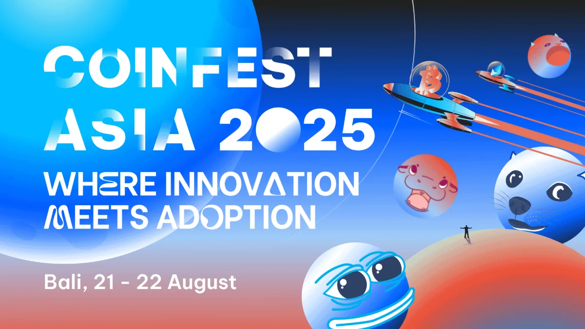 Crowd at Coinfest Asia 2025, Bali Blockchain festival