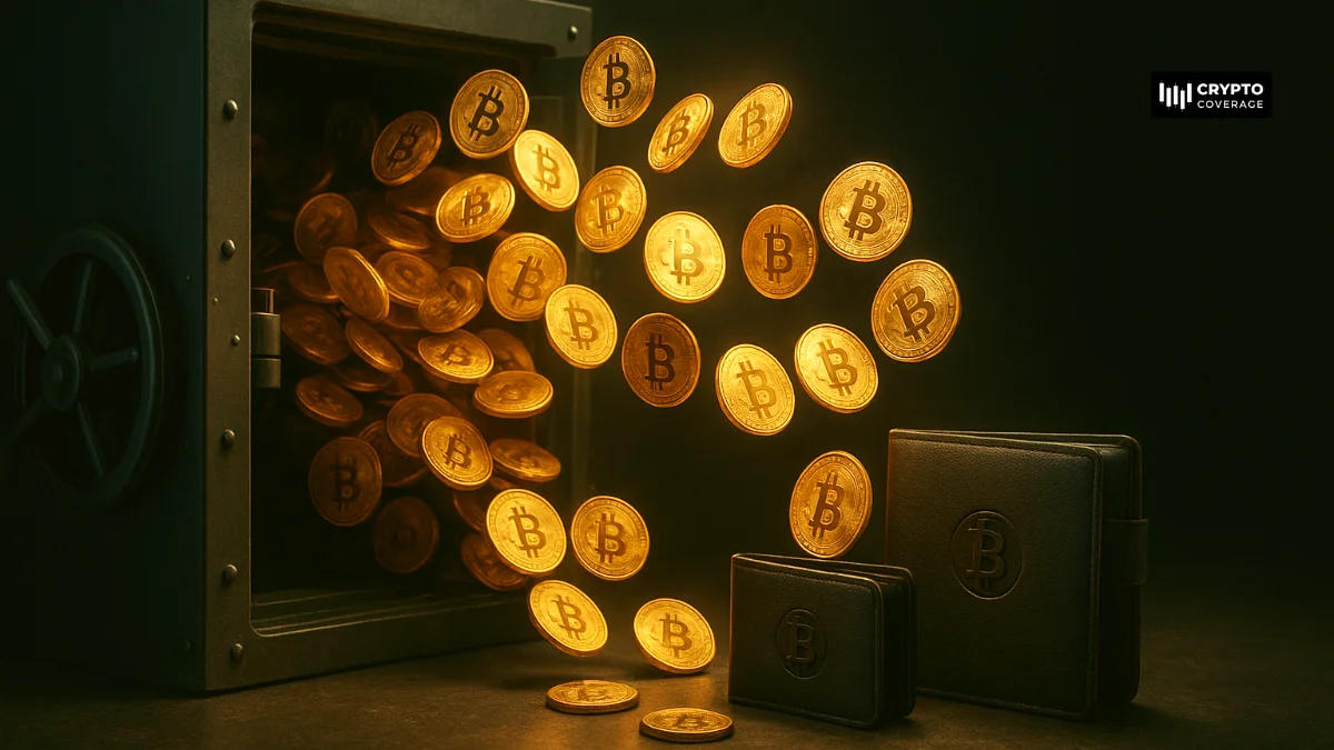 Bitcoin outflows from exchanges