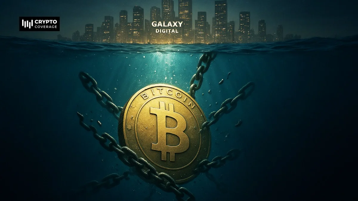 Bitcoin whale transaction to Galaxy Digital graphic
