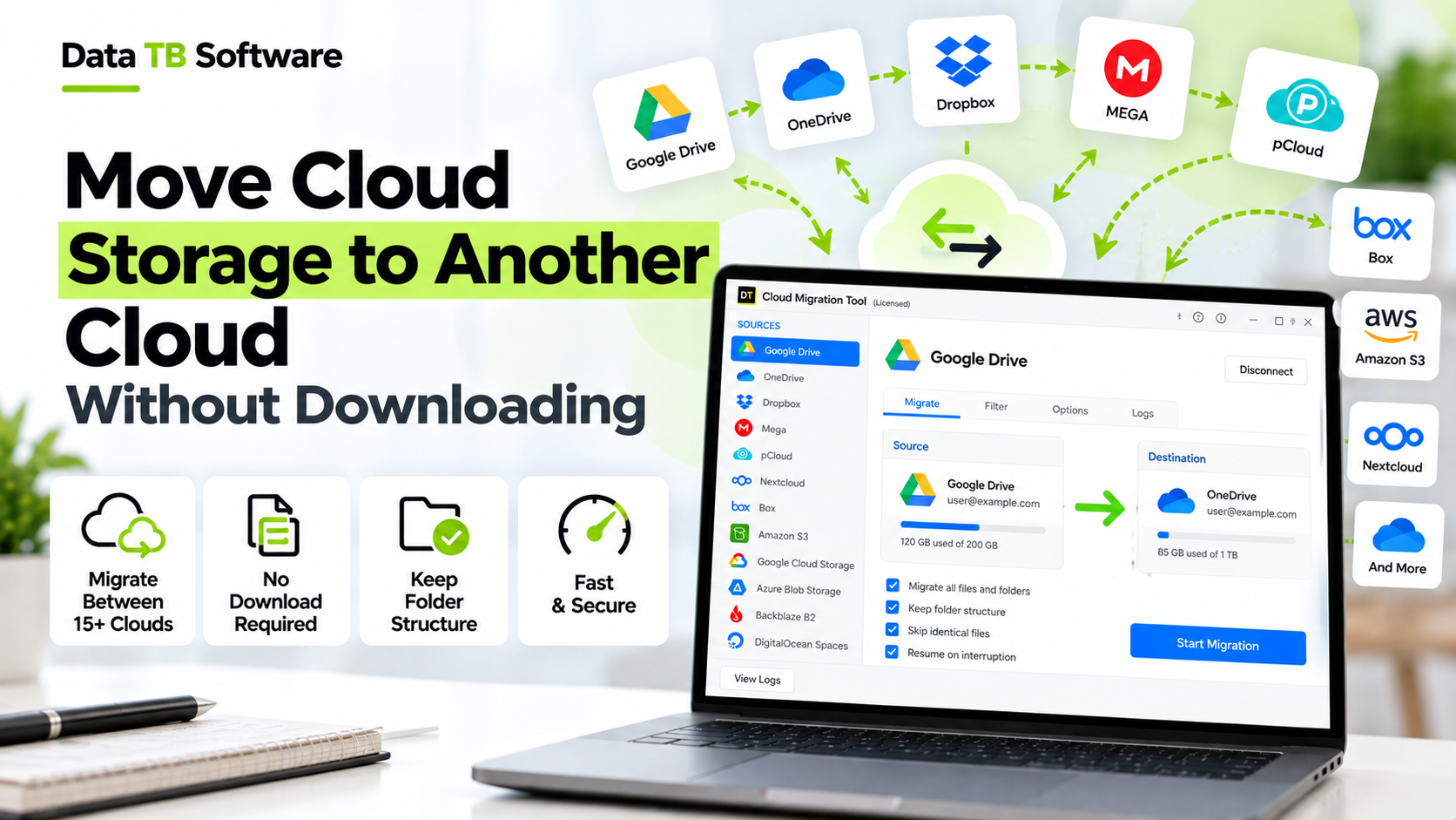 Move Cloud Storage to Another Cloud Without Downloading