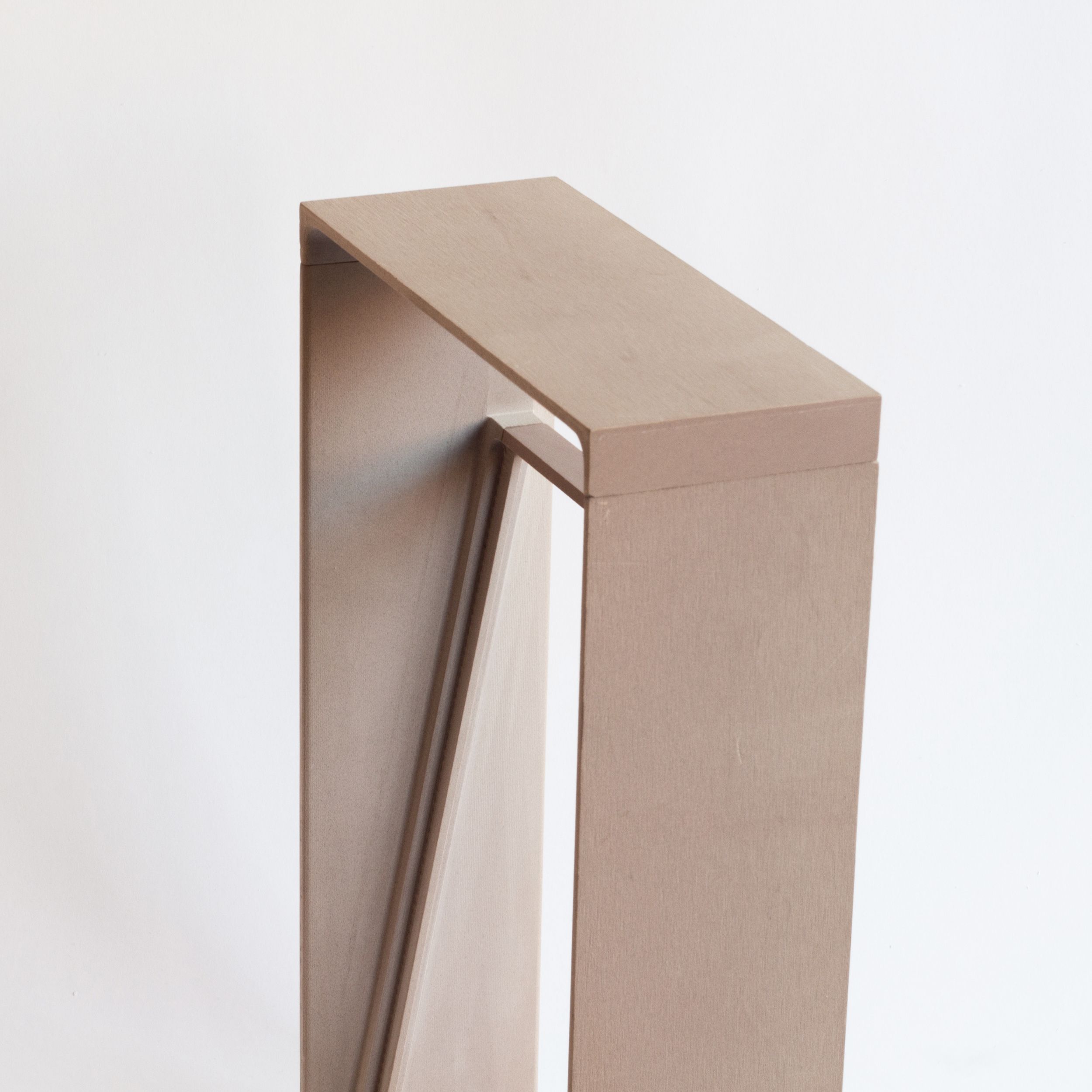 Butch Shaving Mirror designed by Jonas Stokke, cardboard mock up