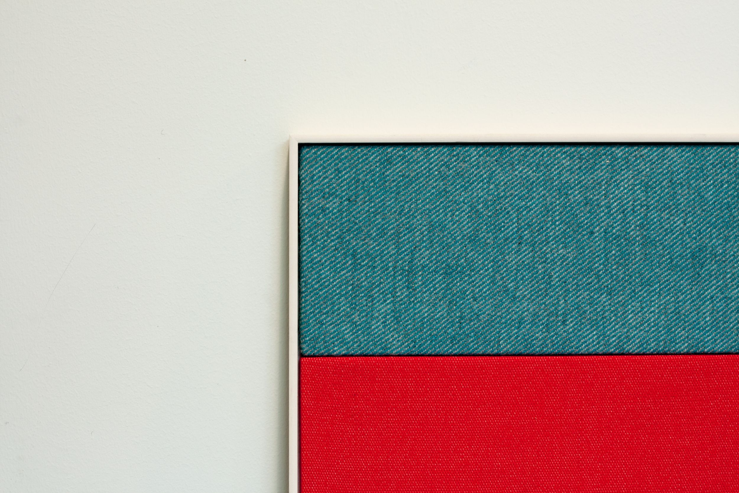 Patch designed by Jonas Stokke and Øystein Austad, a room divider with wool fabric from Gudbrandsdalen Ullvarefabrikk in Norway