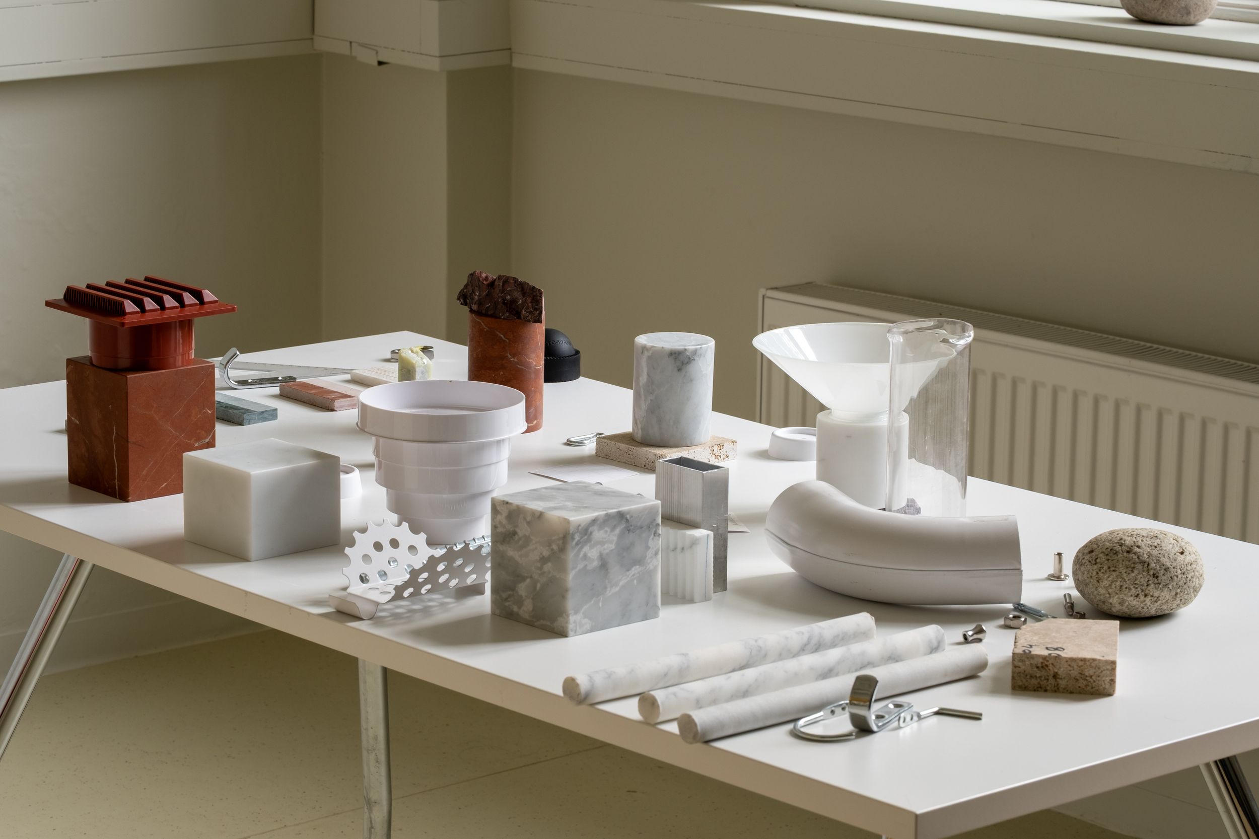 various components on the table