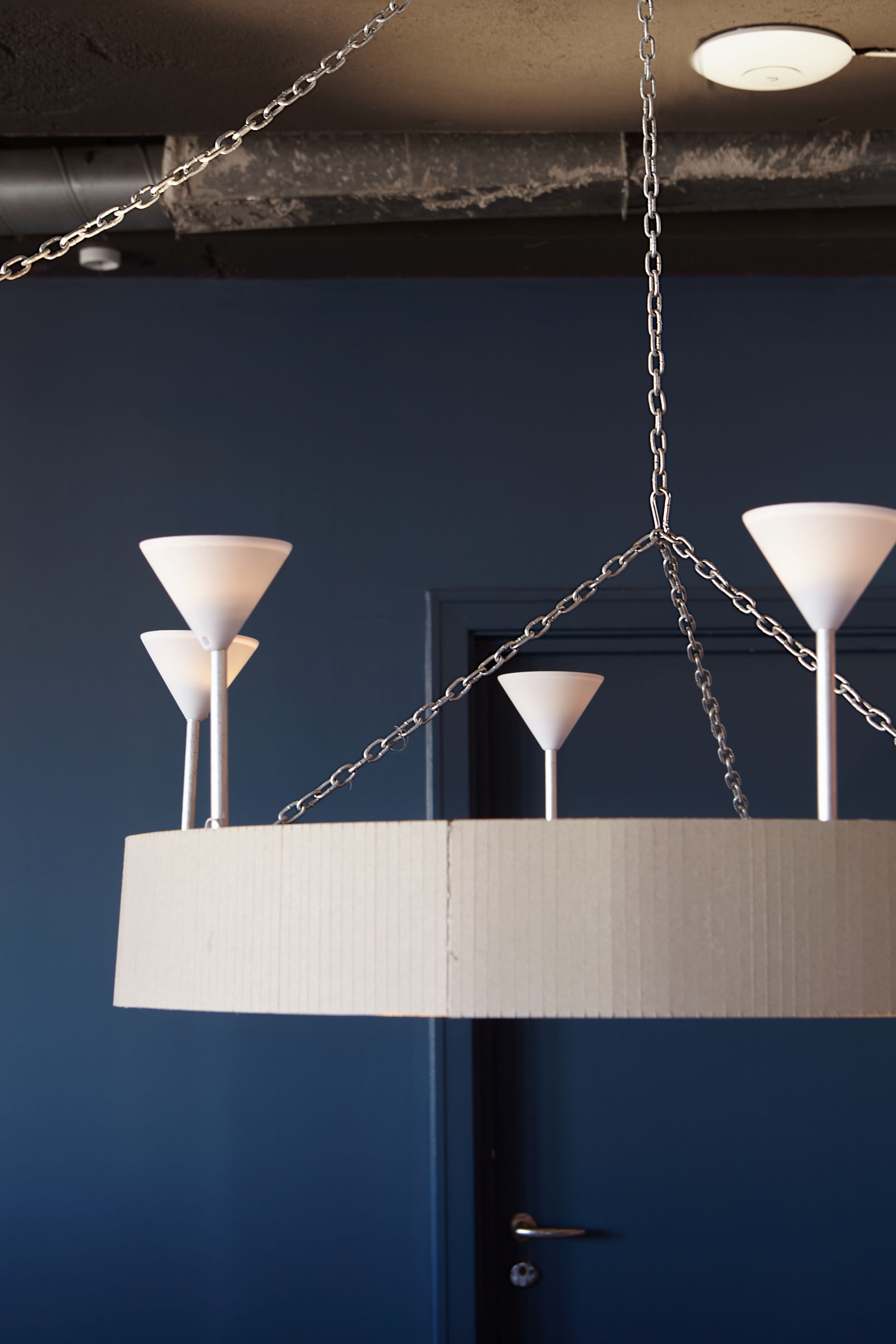 Ronja Pendant Lamp designed by Jonas Stokke, cardboard mock up