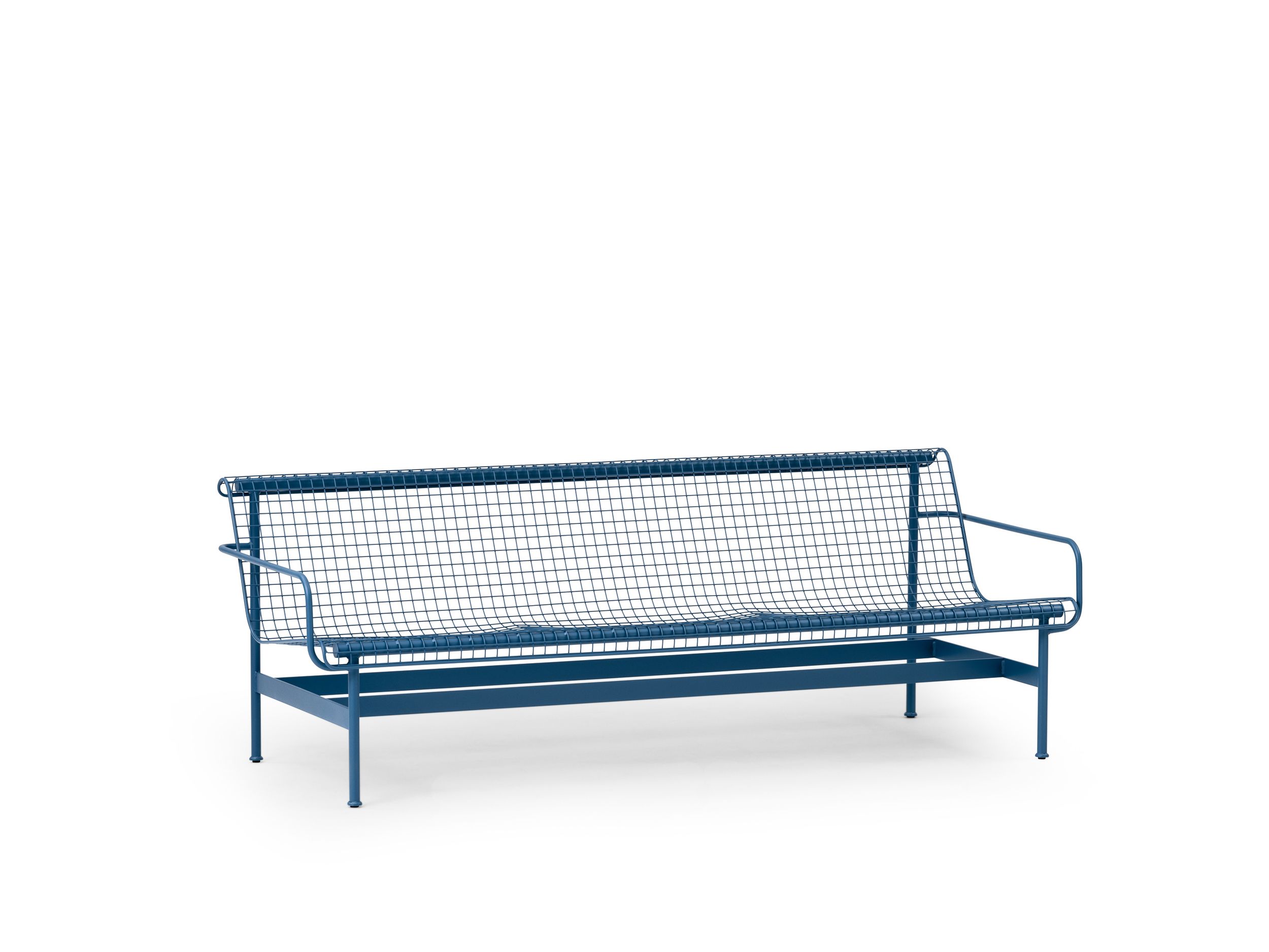 Munch Bench designed by Jonas Stokke and Andreas Engesvik for the Munch Museum in Oslo, blue bench