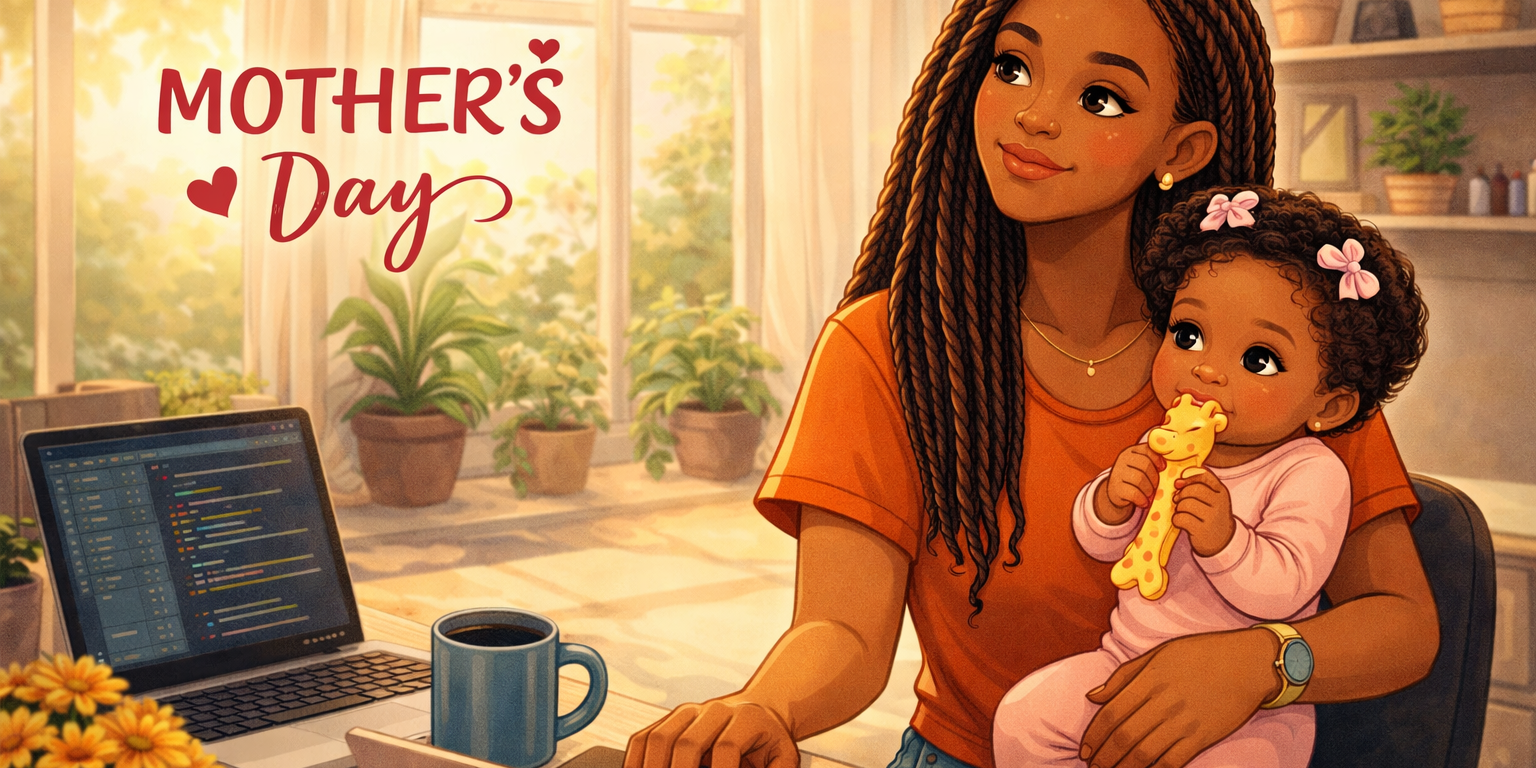 Baby and Mother for Mother's day