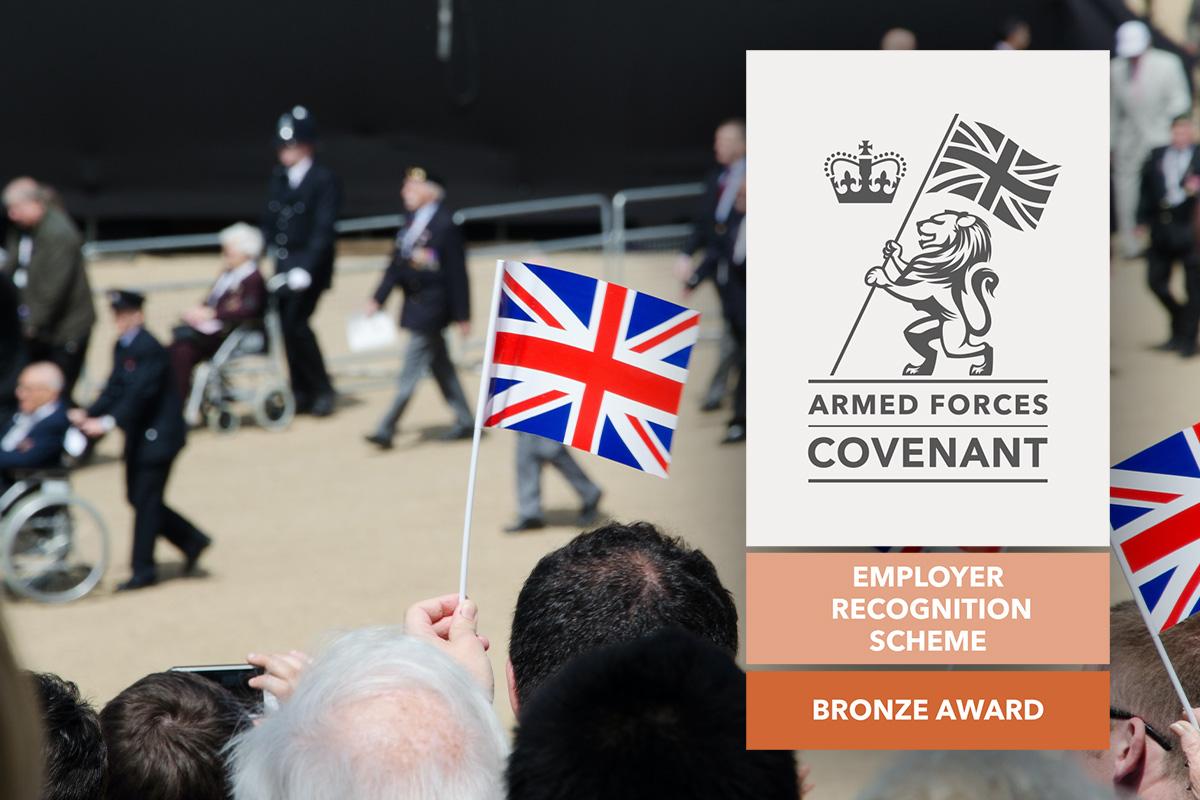 Clearwater awarded for supporting armed forces personnel