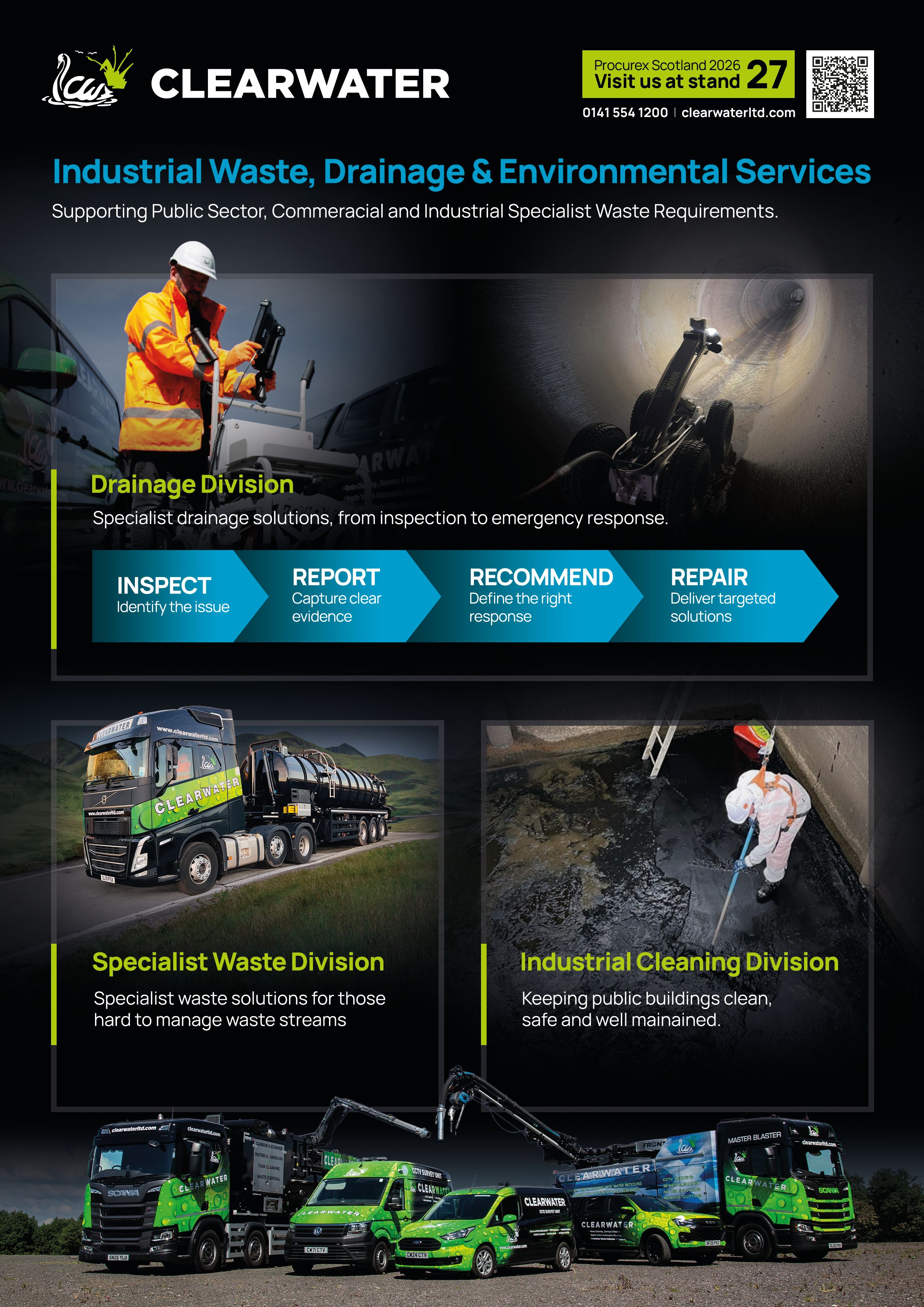 Clearwater service overview for Procurex 2026. 