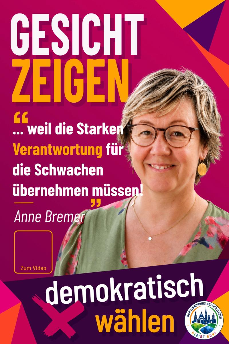 Plakat: Anne Bremer