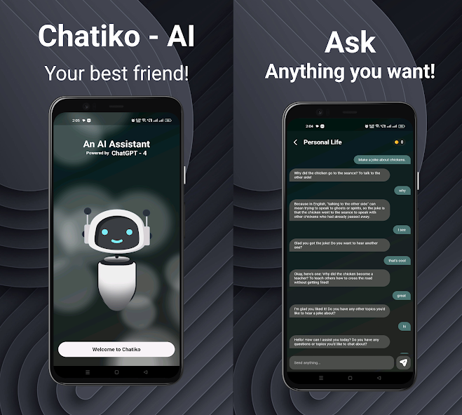 Chatiko AI | Mobile App | General Use by Youhana Sheriff