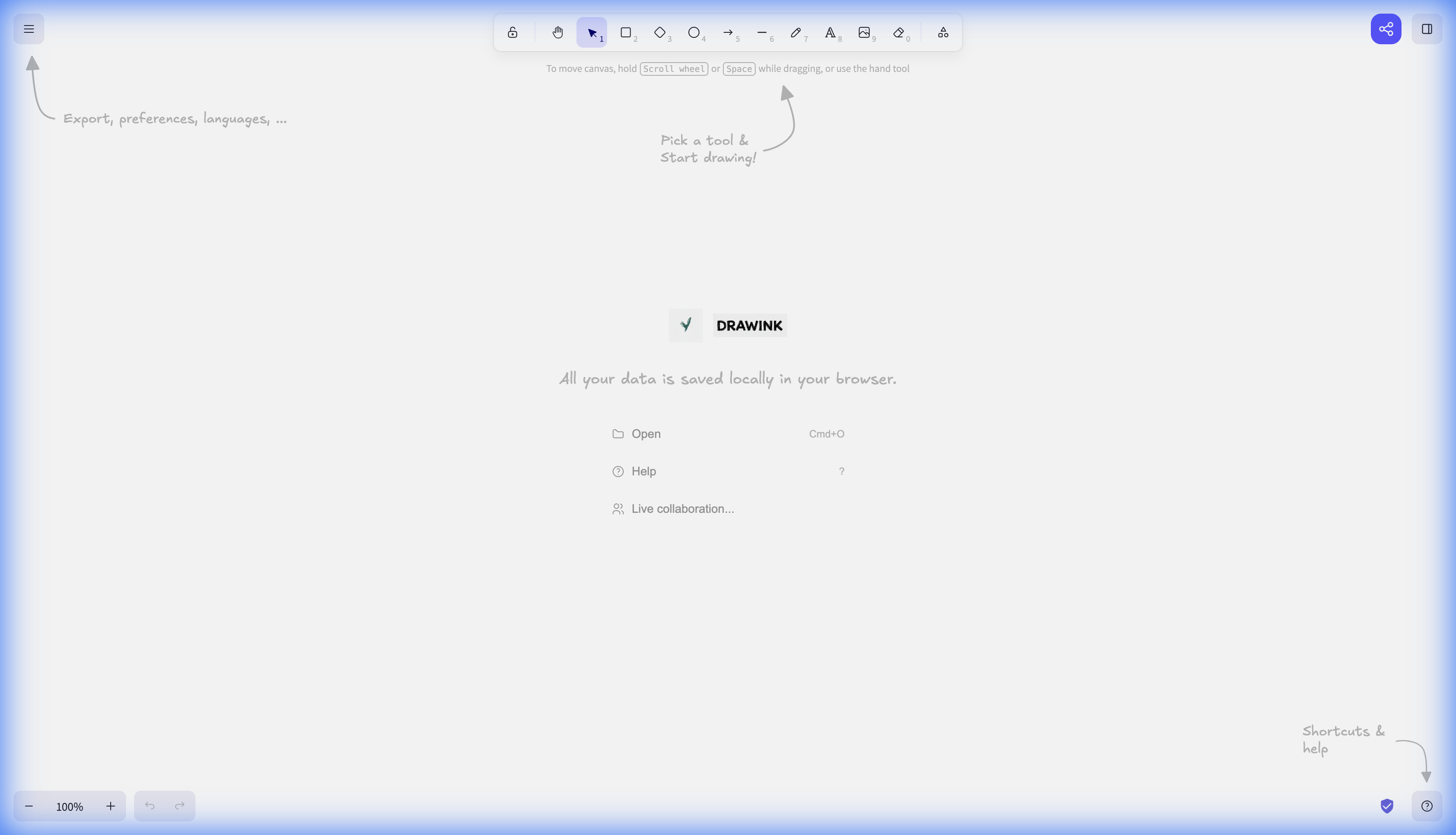 Drawink | Collaborative Whiteboarding