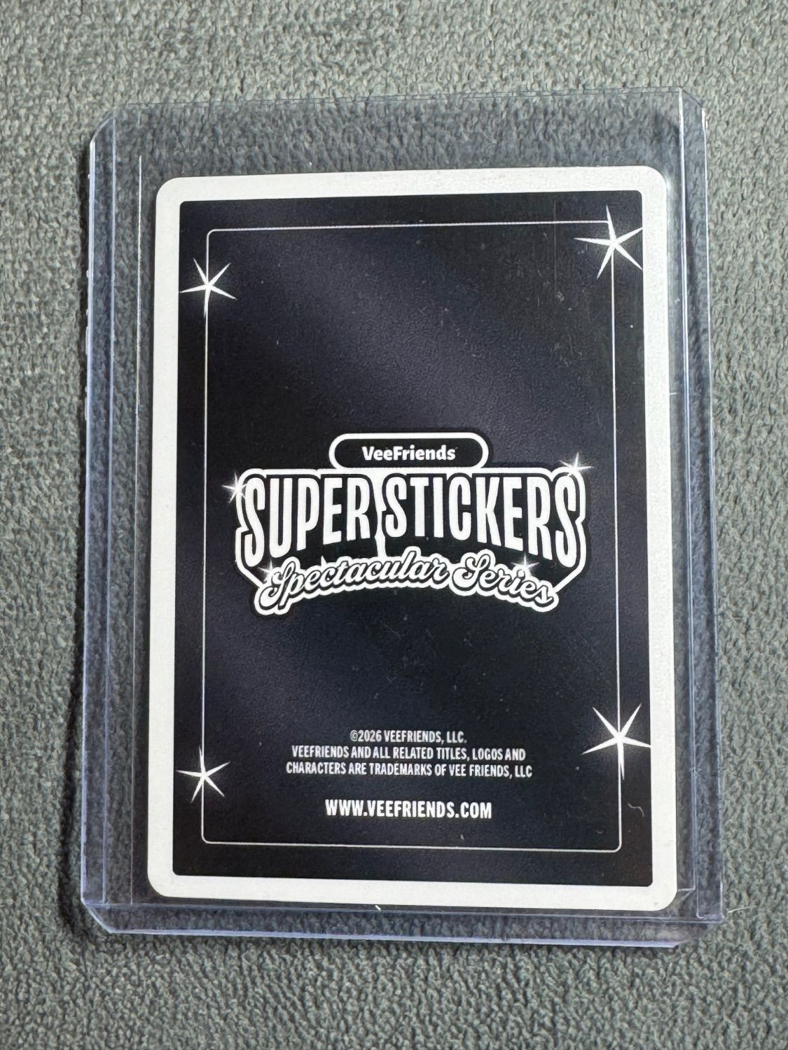 VeeFriends Super Stickers Spectacular Series GaryVee Bubble Gum / Bubble Gum Spectacular Match Numbered 07/55