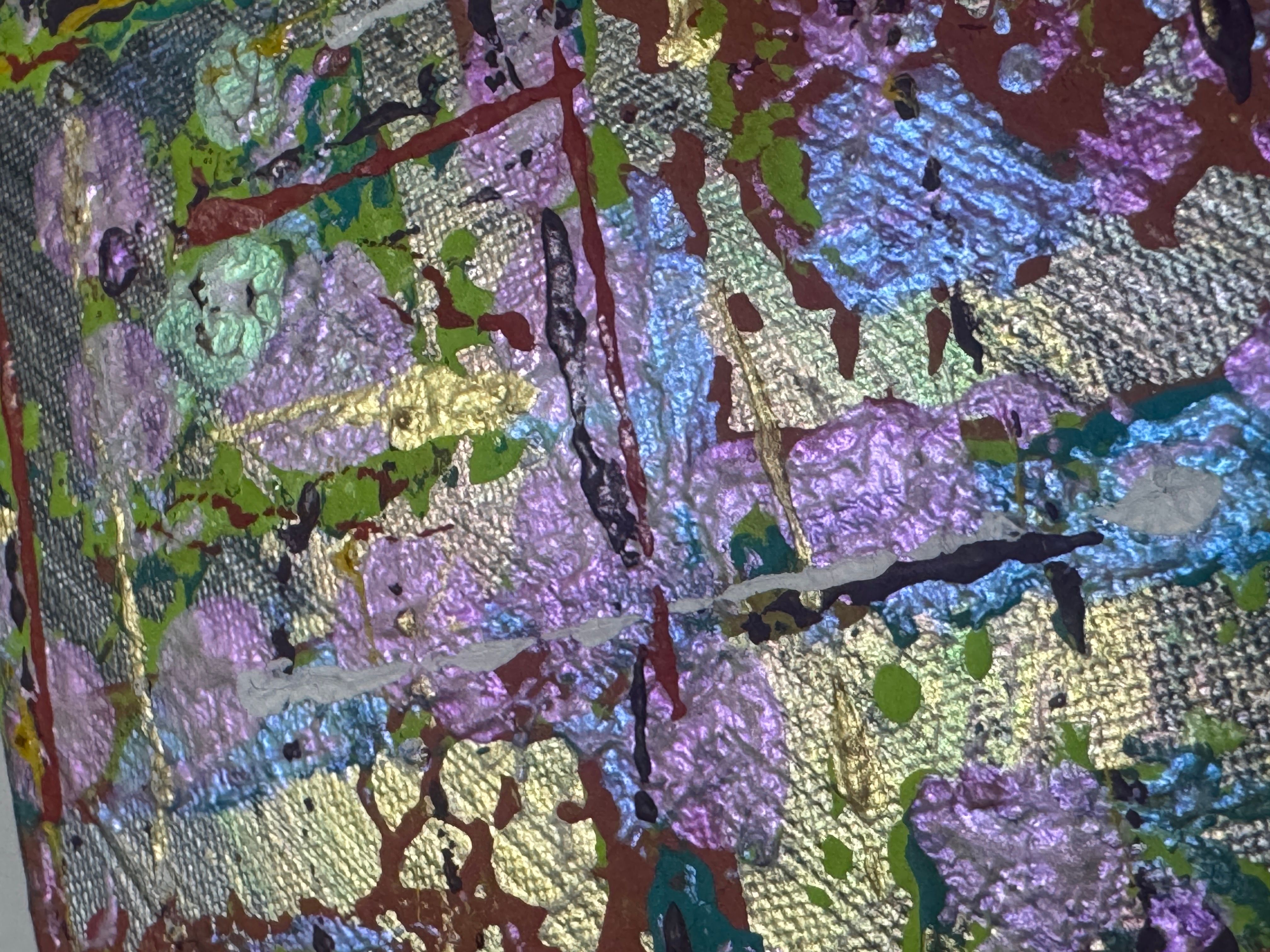 Iridescent Grid Bloom