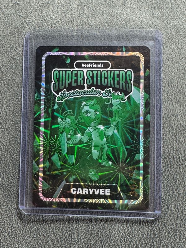 VeeFriends Super Stickers Spectacular Series GaryVee Emerald / Emerald Spec