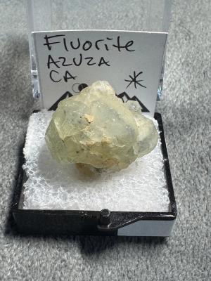 Yellow-Green Fluorite Crystal Cluster