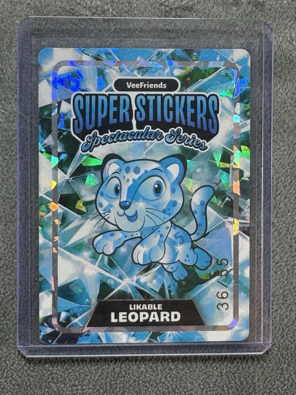 2026 VeeFriends Super Stickers Spectacular Series Likable Leopard Sticker 36/55