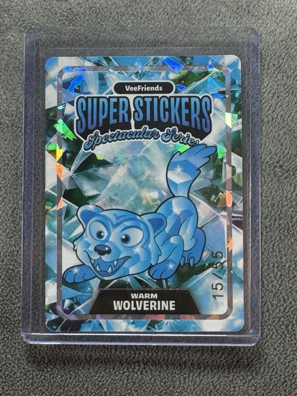 2026 VeeFriends Spectacular Series Warm Wolverine Hologram 15/55 Sticker