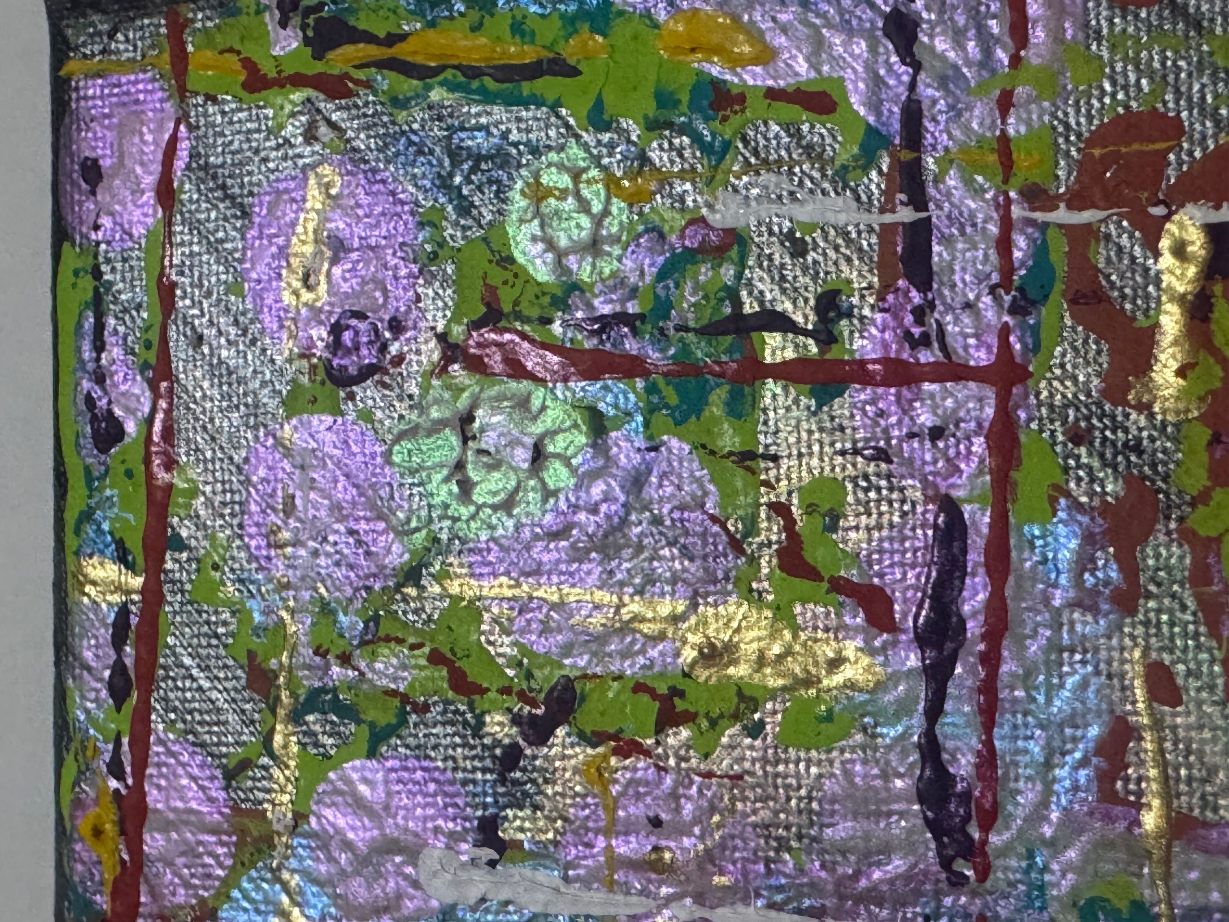 Iridescent Grid Bloom