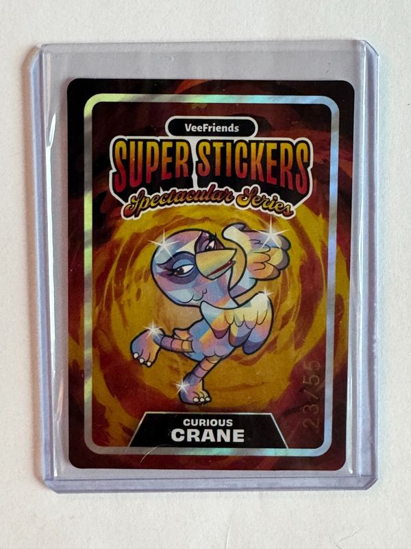 2026 VeeFriends Spectacular Series Curious Crane Double Rainbow/Lava 23/55