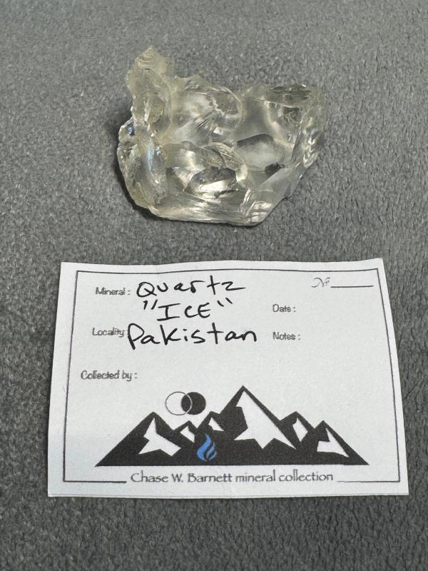 Quartz 'ICE' Crystal Cluster