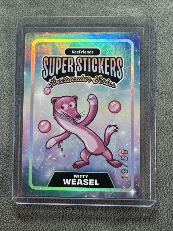 2026 VeeFriends Super Stickers Spectacular Series Witty Weasel Sticker 19/55