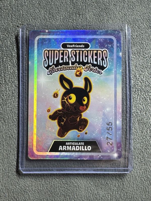 2026 VeeFriends Super Stickers Spectacular Series Articulate Armadillo 27/55