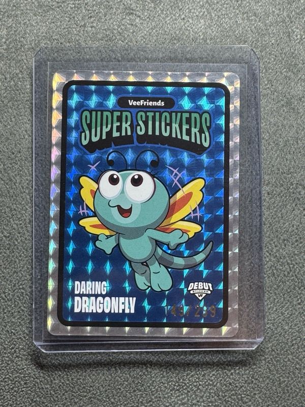 2026 VeeFriends Super Stickers Debut Daring Dragonfly Sticker 149/299