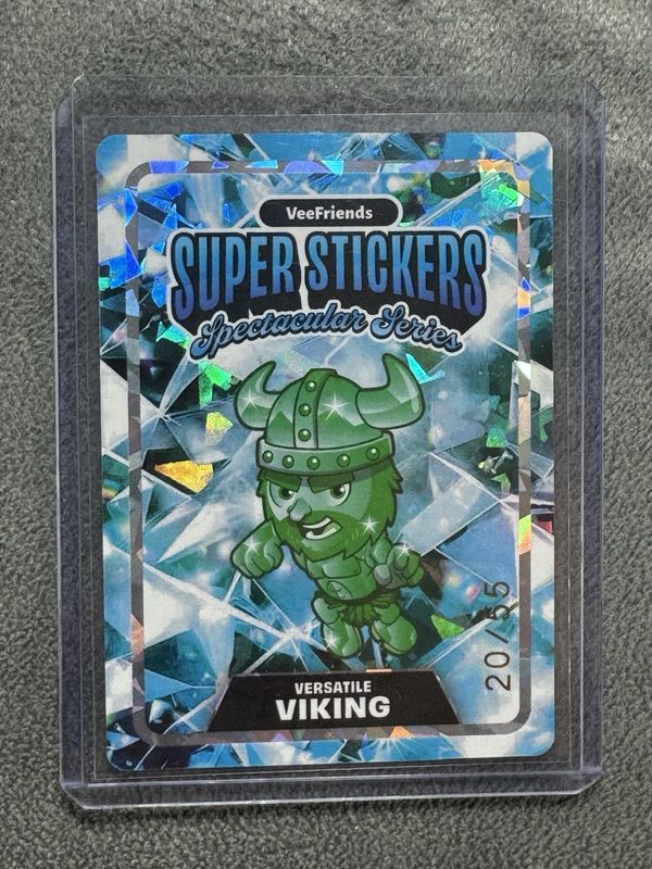 2026 VeeFriends Super Stickers Spectacular Series Versatile Viking Sticker 20/55