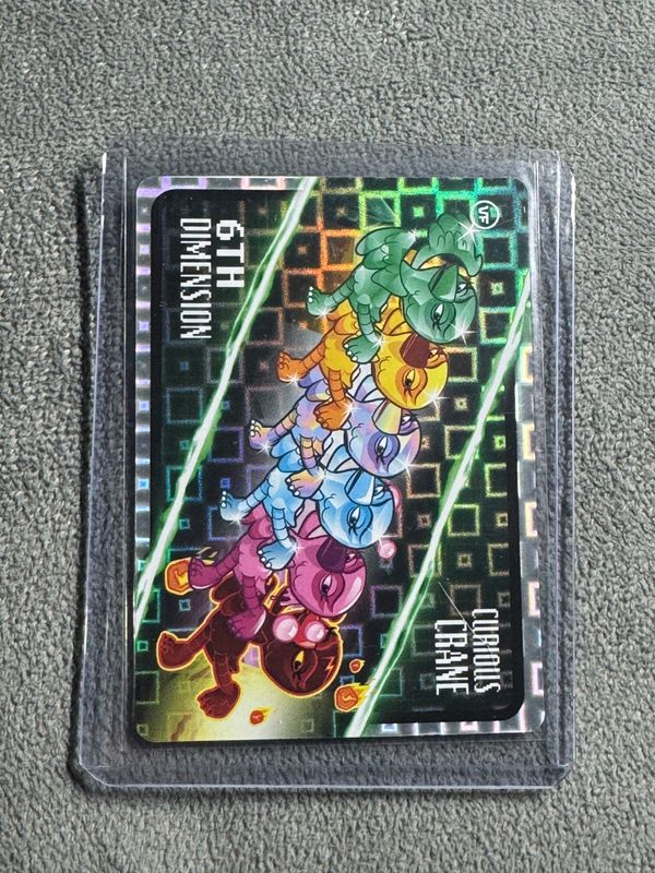 VeeFriends Super Stickers Spectacular Series Curious Crane 6th Dimension