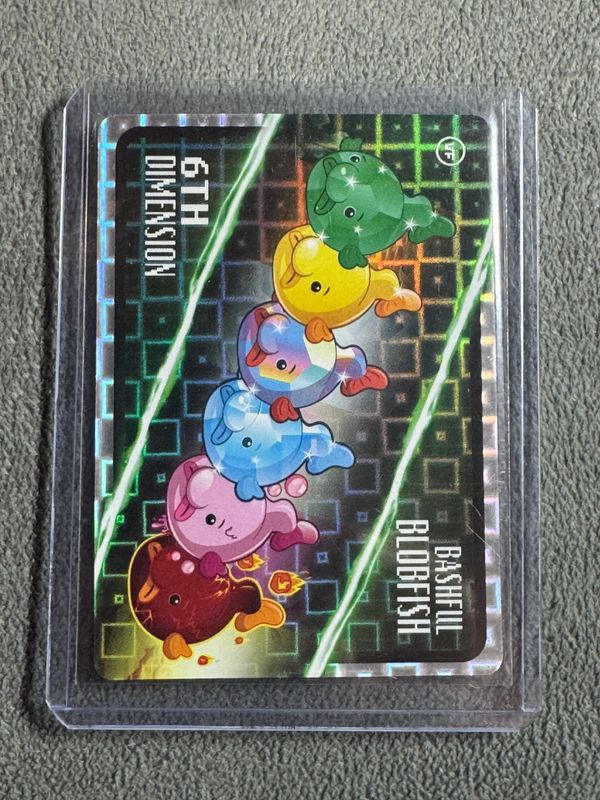 VeeFriends Super Stickers Spectacular Series Bashful Blobfish 6th Dimension Insert