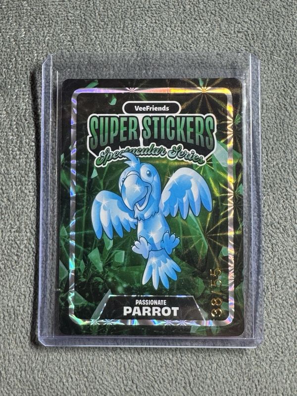 2026 VeeFriends Super Stickers Passionate Parrot Sticker 38/55