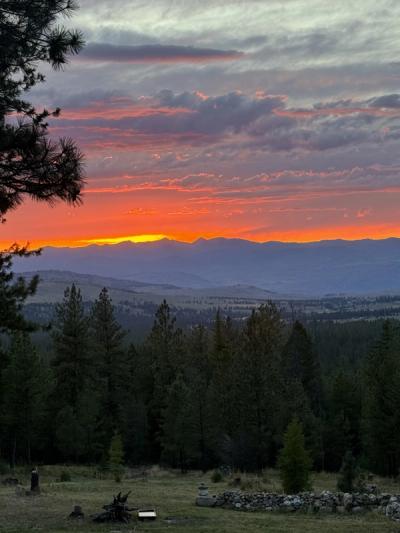 Sunset Layers — Okanogan Highlands