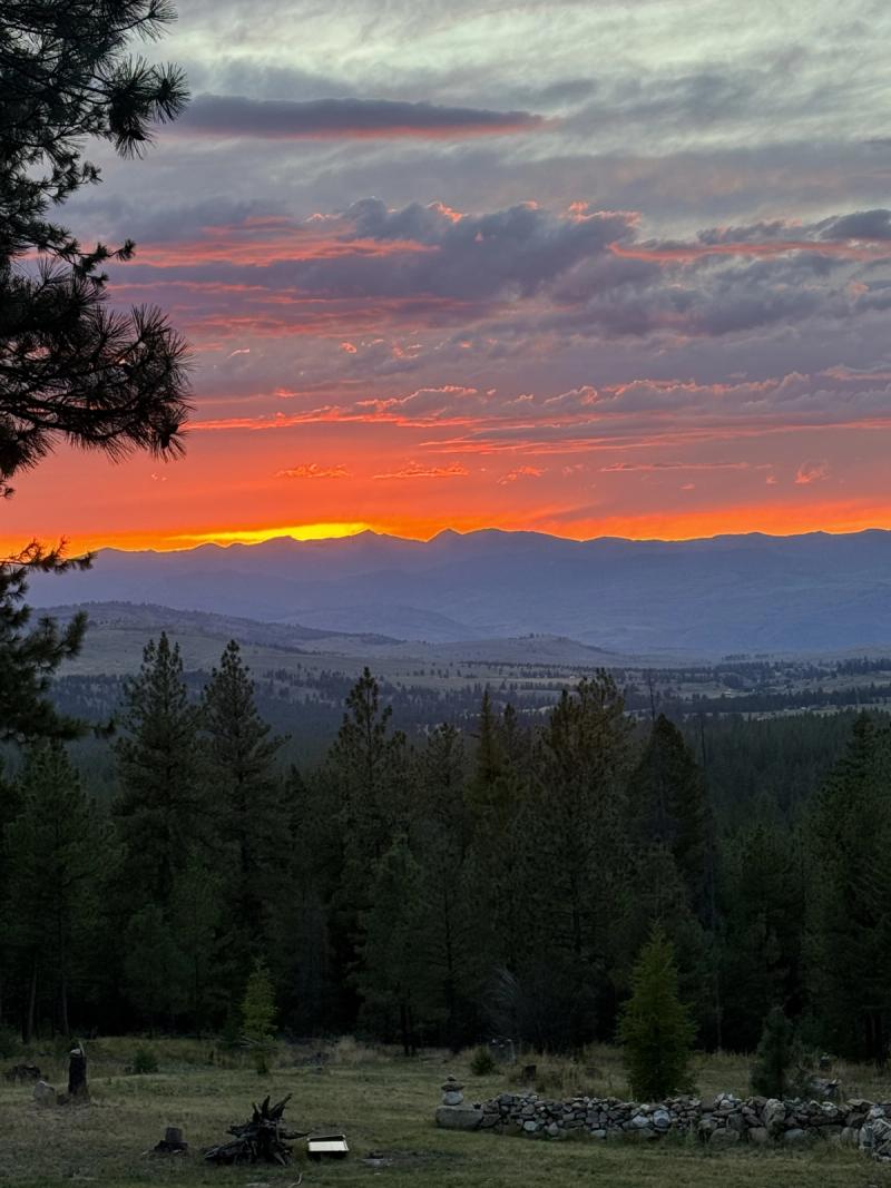 Sunset Layers — Okanogan Highlands